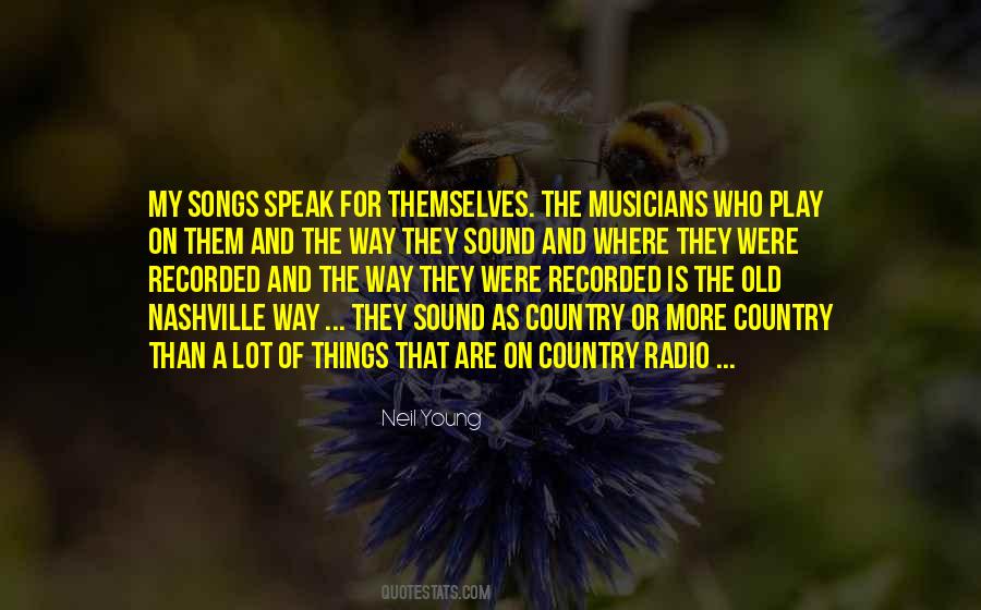 Quotes About Country Songs #1613710