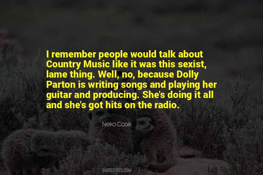 Quotes About Country Songs #816670