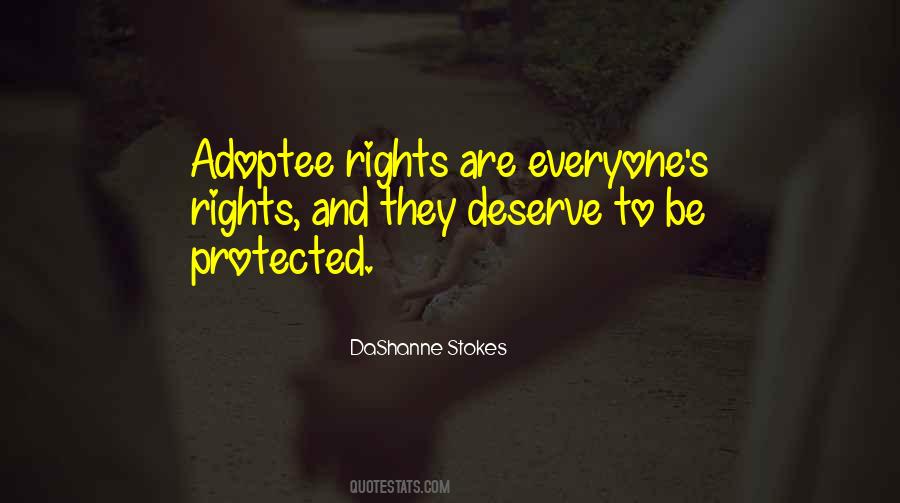 Quotes About Adoptees #1610674