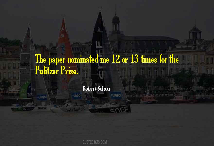 Pulitzer's Quotes #1054488