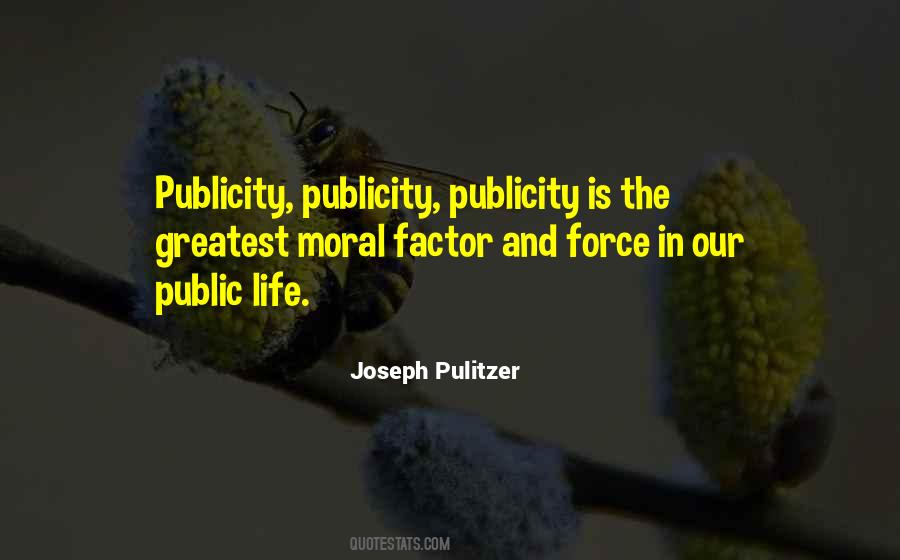 Pulitzer's Quotes #1258412