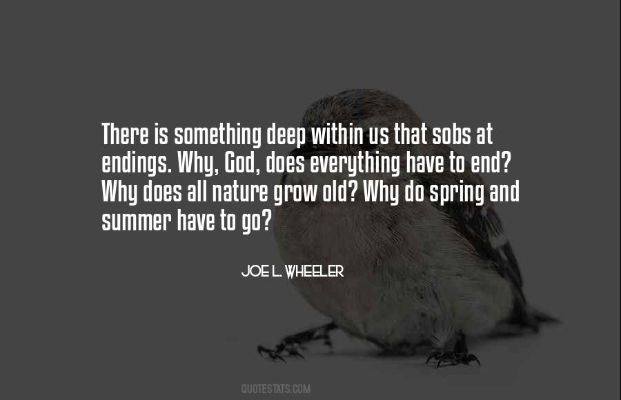 Quotes About Something Deep #1704358