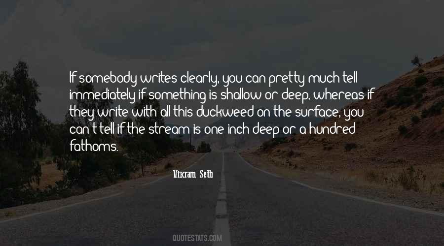 Quotes About Something Deep #202986 Quotes About Something Deep #202986