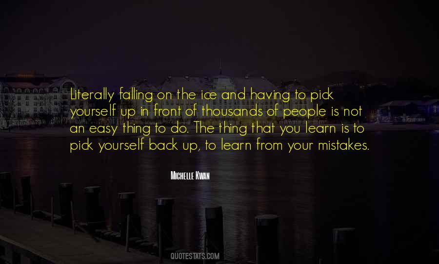 Quotes About Falling Back #264362