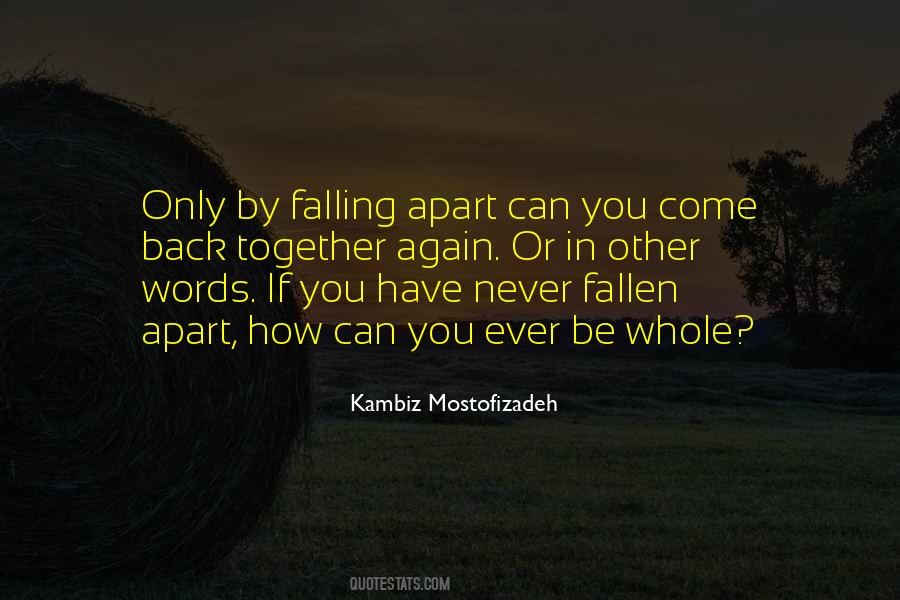 Quotes About Falling Back #393410