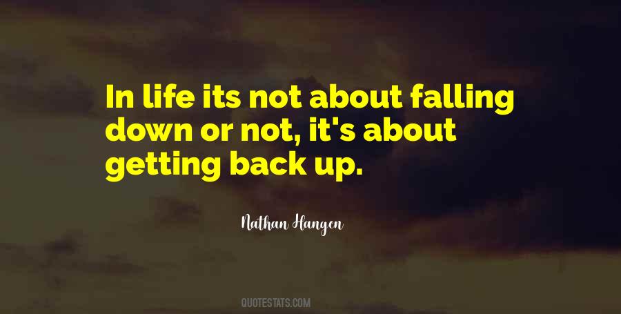 Quotes About Falling Back #664036