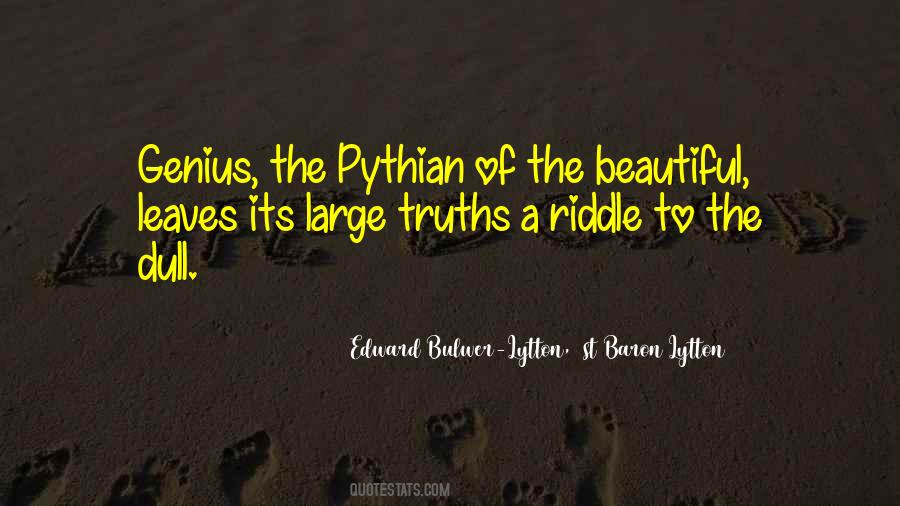 Pythian Quotes #365740