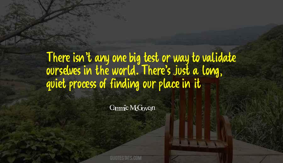 Quotes About A Big Test #1020801