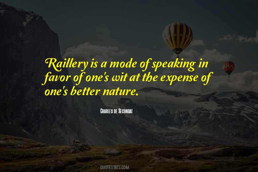 Raillery Quotes #1547318