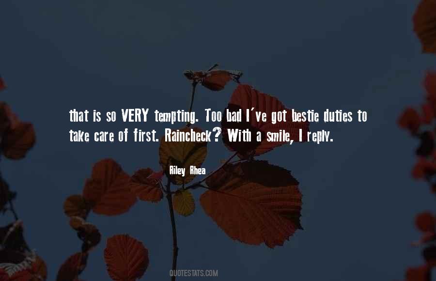 Raincheck Quotes #113361