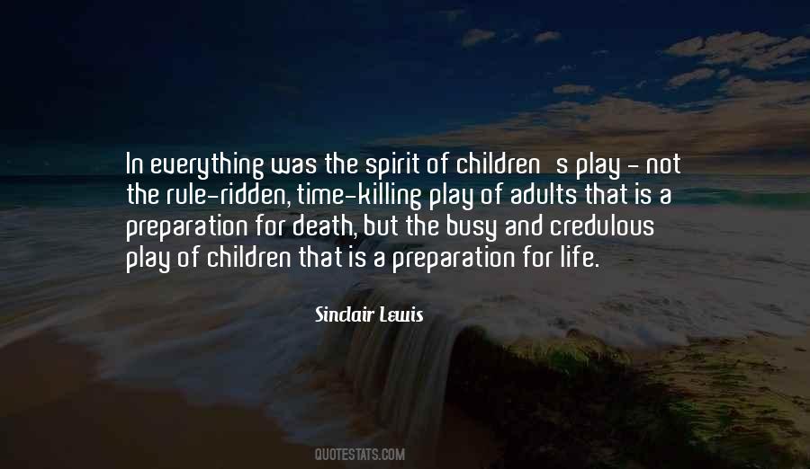 Quotes About Children's Play #100063