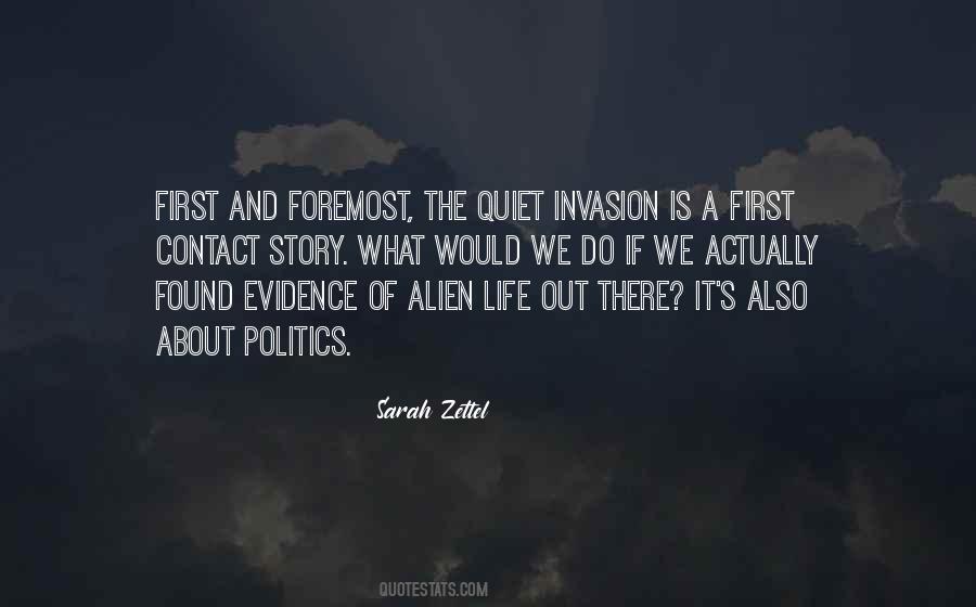 Quotes About Alien Invasion #1474537