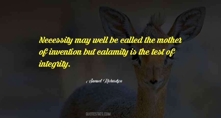 Quotes About Calamity #1059552