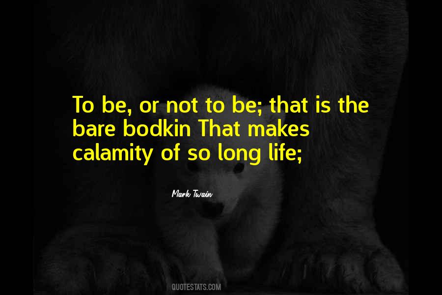 Quotes About Calamity #1084556
