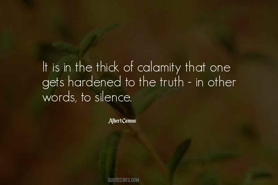 Quotes About Calamity #1183301