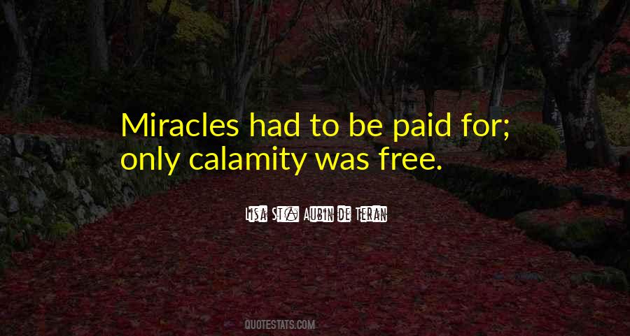 Quotes About Calamity #1268808