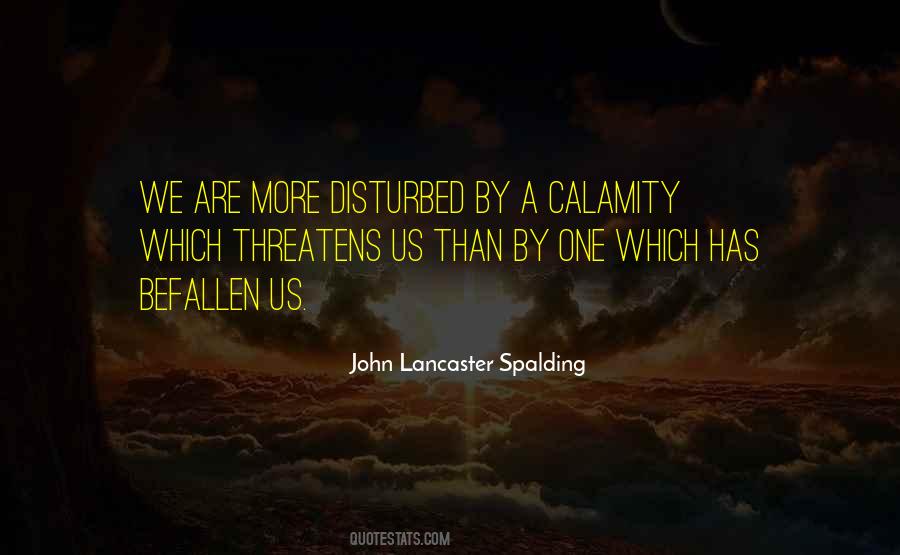 Quotes About Calamity #1277650