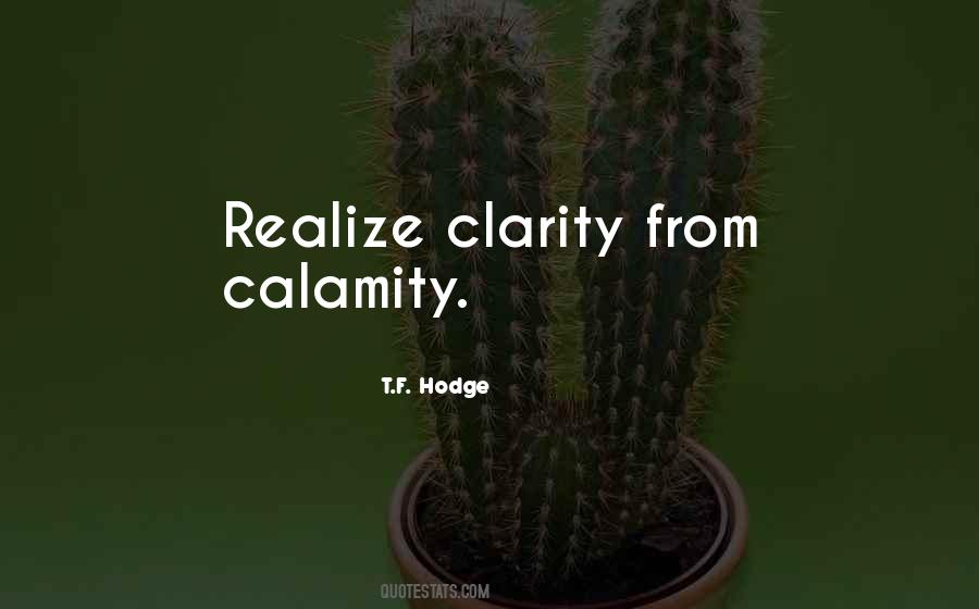 Quotes About Calamity #1352183