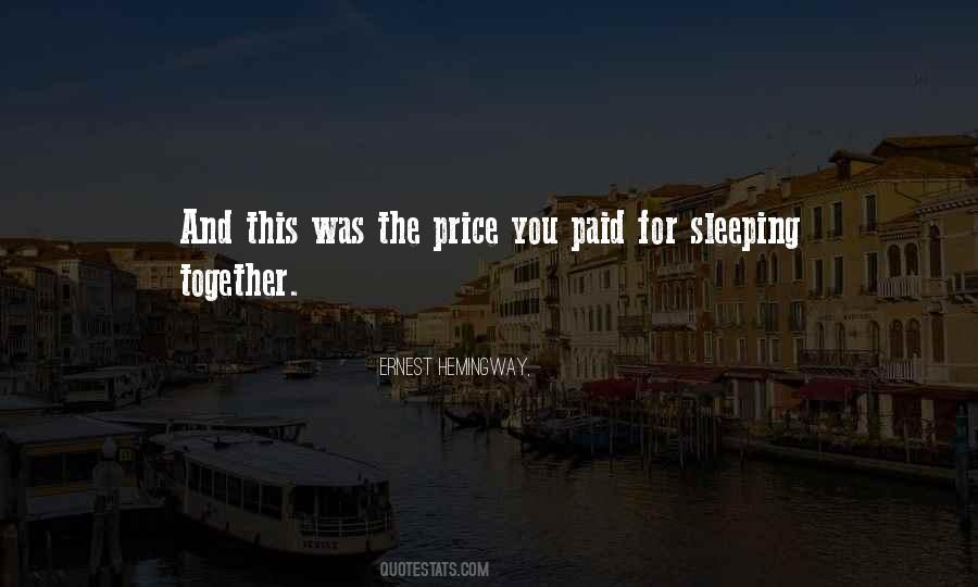 Quotes About Sleeping Outside #14515