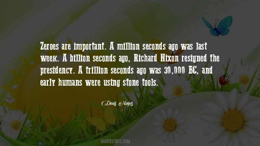 Quotes About Seconds #1693879