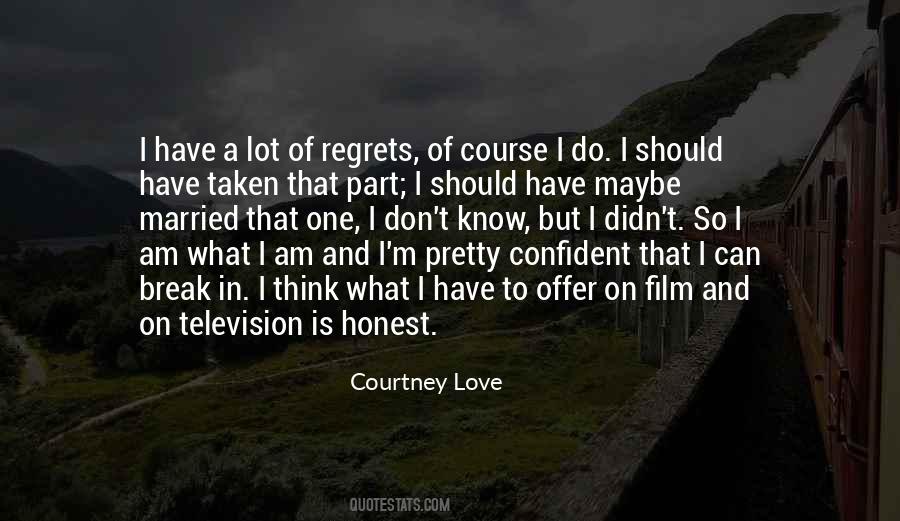 Quotes About Regret And Love #957879