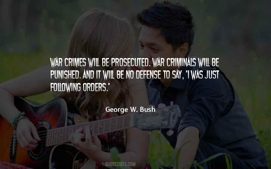 Quotes About War Crimes #600030