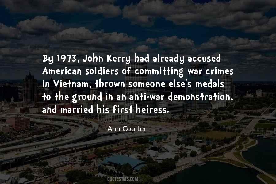 Quotes About War Crimes #928690