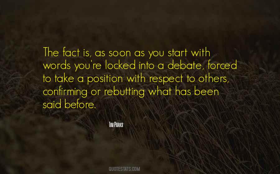 Rebutting Quotes #1701707