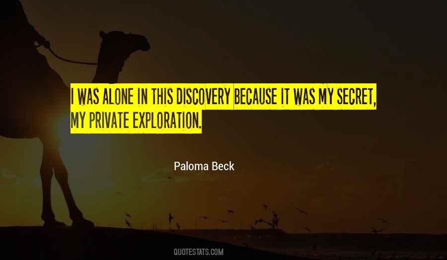 Quotes About Discovering Secrets #1190295