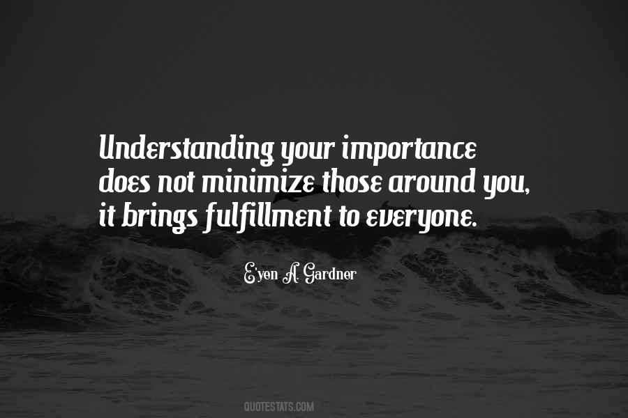 Quotes About Self Understanding #109529