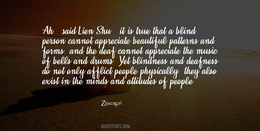 Quotes About Blindness And Music #424175