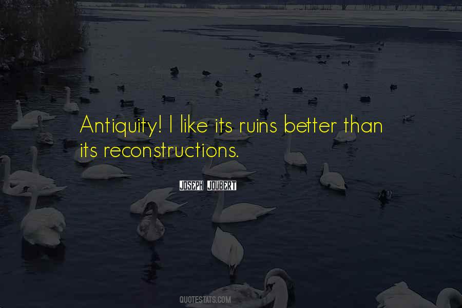 Reconstructions Quotes #1144661