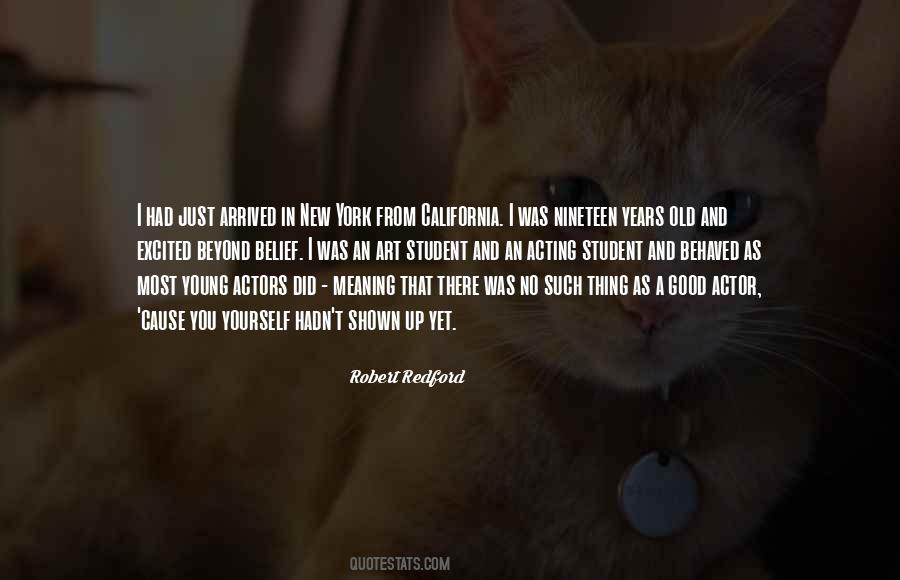 Redford's Quotes #234901