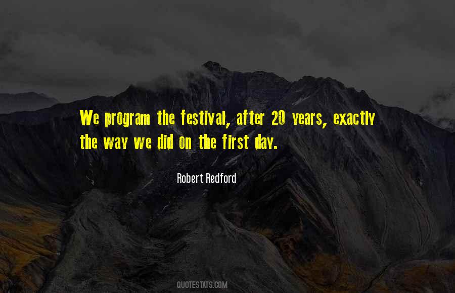 Redford's Quotes #425500