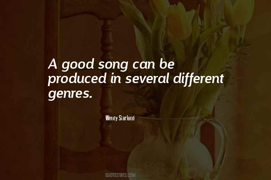 Quotes About A Good Song #1297306