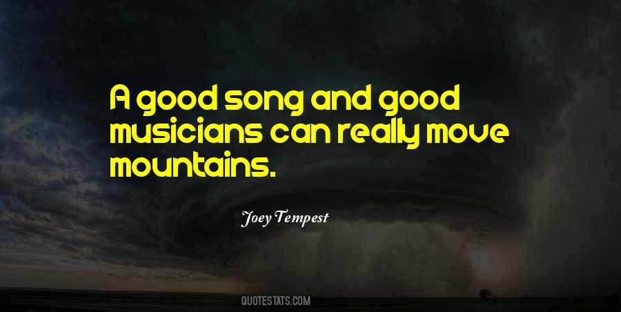 Quotes About A Good Song #1363433