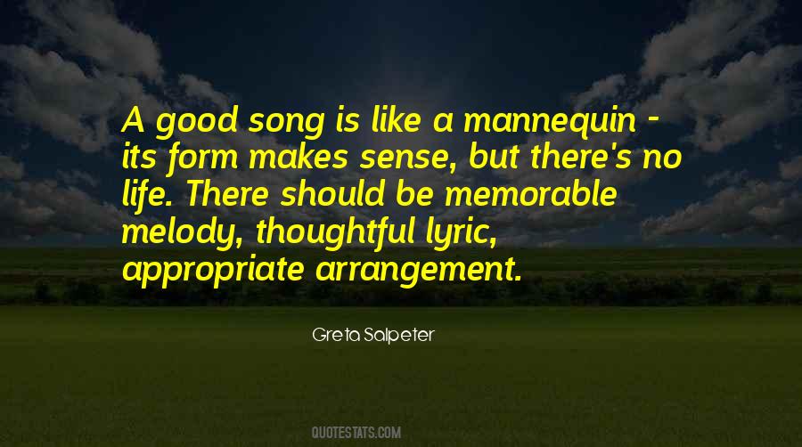 Quotes About A Good Song #1473455