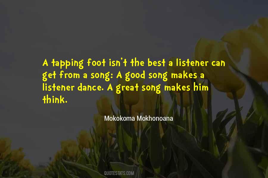 Quotes About A Good Song #1593173