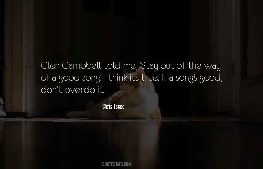 Quotes About A Good Song #1685178