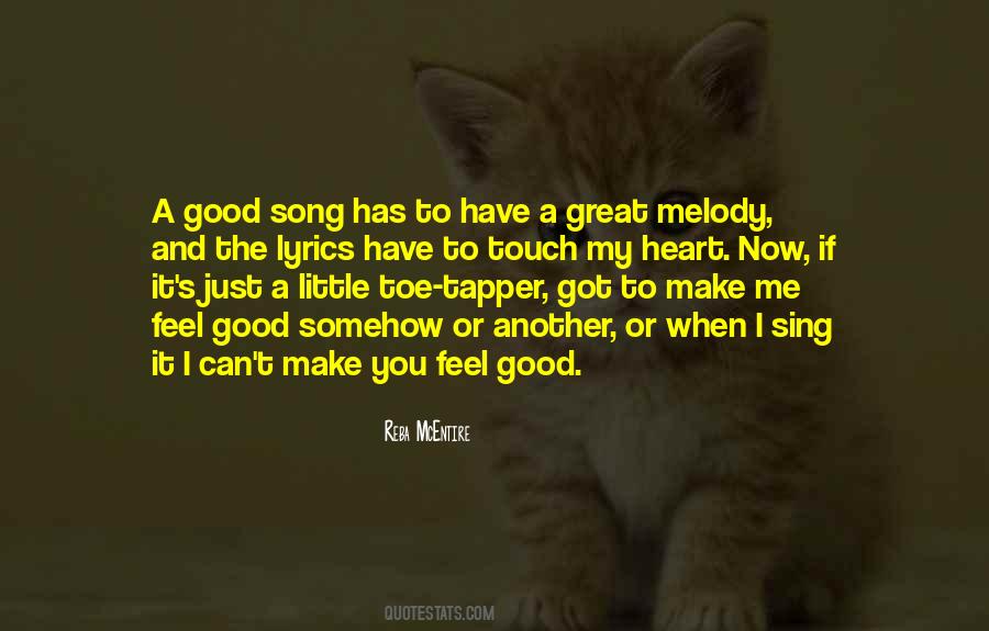 Quotes About A Good Song #1744447