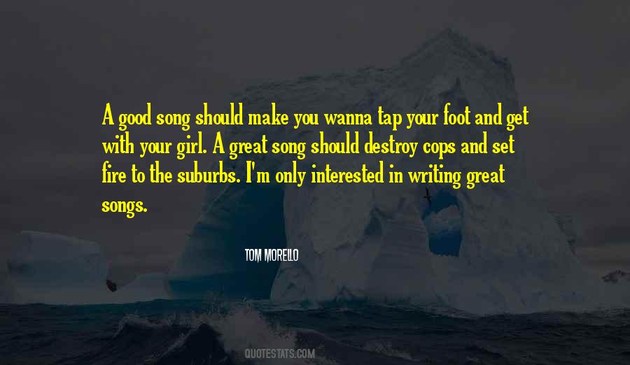 Quotes About A Good Song #1872253