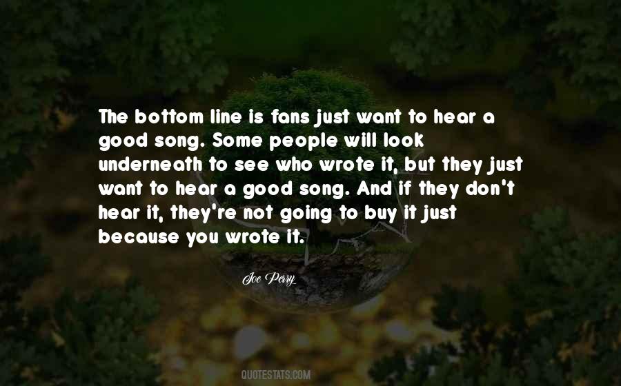 Quotes About A Good Song #266430