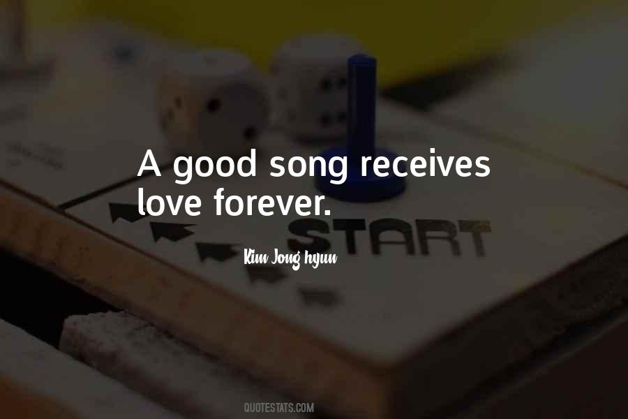 Quotes About A Good Song #424738