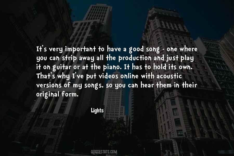 Quotes About A Good Song #756858