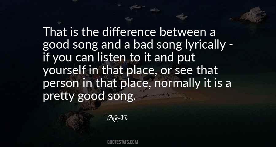 Quotes About A Good Song #774826