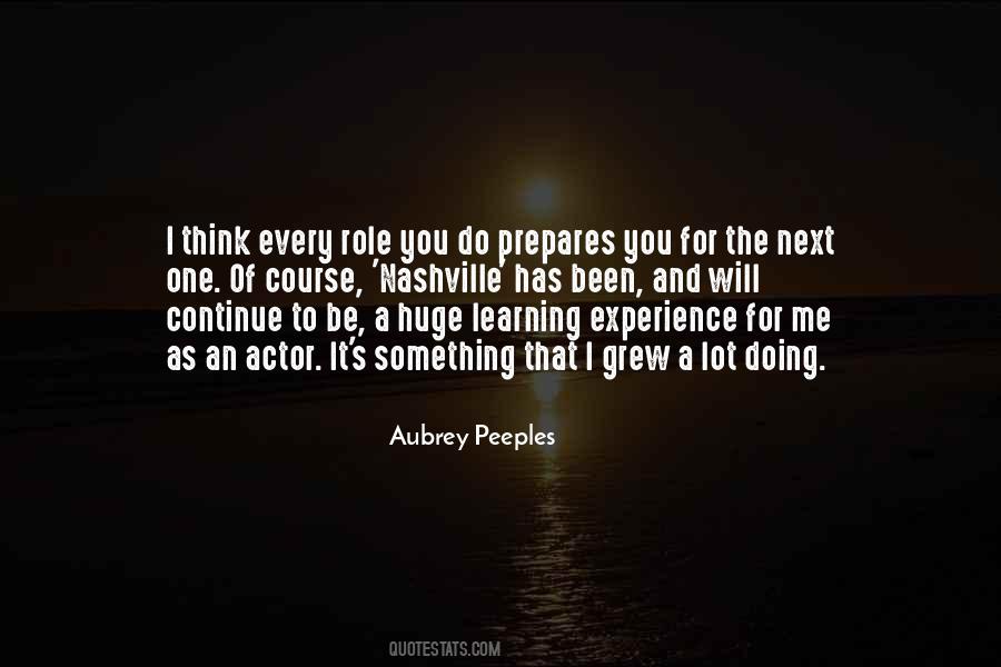 Quotes About Experience And Learning #187752