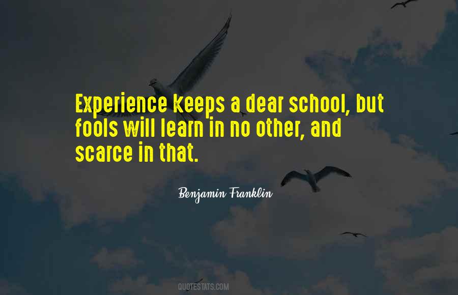 Quotes About Experience And Learning #290079