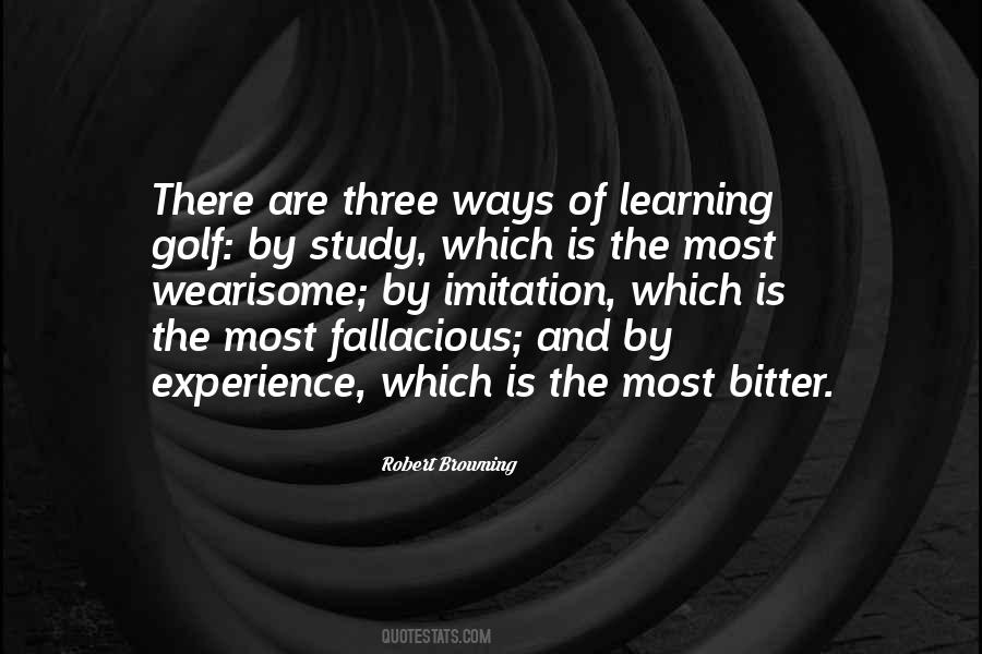 Quotes About Experience And Learning #6512