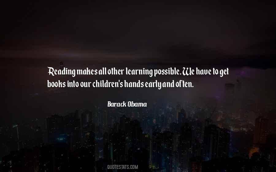 Quotes About Children's Hands #743254