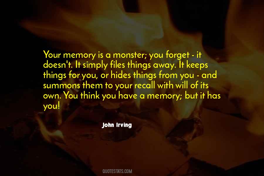 Quotes About A Memory #26985